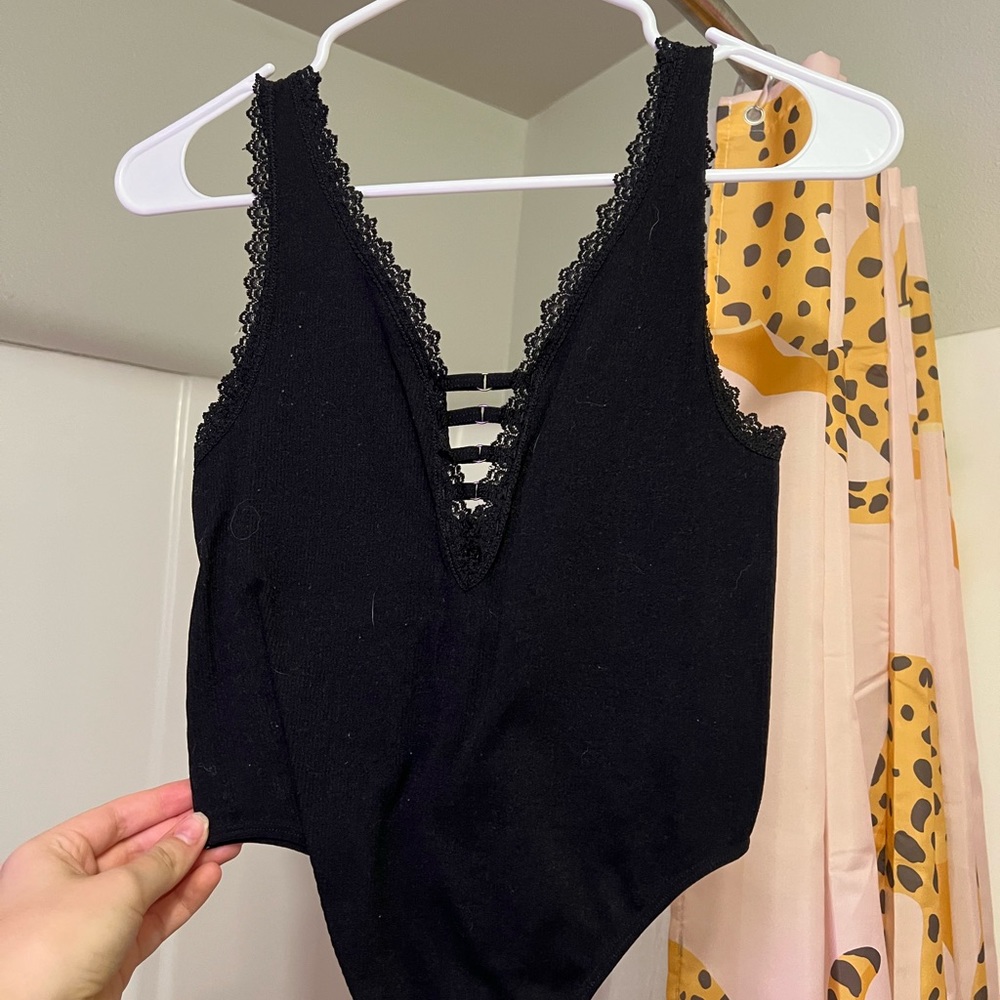 black bodysuit